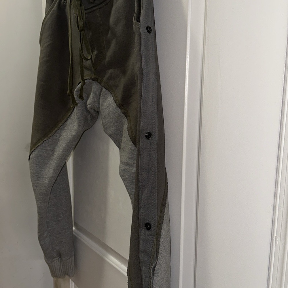 Greg Lauren Patchwork Drawstring Trousers - Worn … - image 3